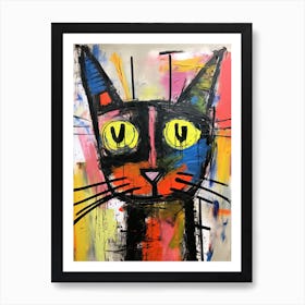 Cat Noir Enigma Art Print