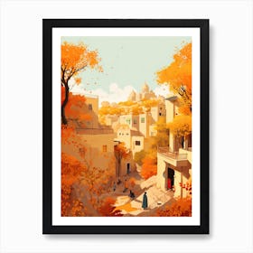 Baghdad In Autumn Fall Travel Art 2 Art Print