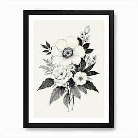 Bouquet Of Flowers 8 Art Print