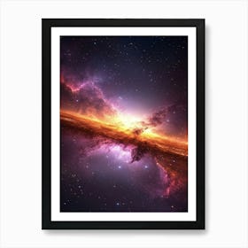 Galaxy In Space 13 Art Print