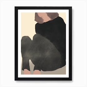 All Black Art Print