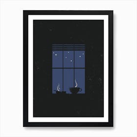 Midnight Coffee Art Print