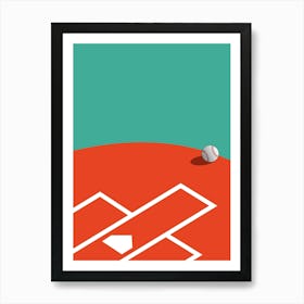 Baseball Field 1 Art Print