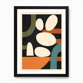 Abstract shapes in the skies 1 Art Print