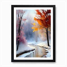 Autumn In The Forest 2 Art Print