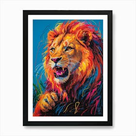 Lion Photo 1 Art Print