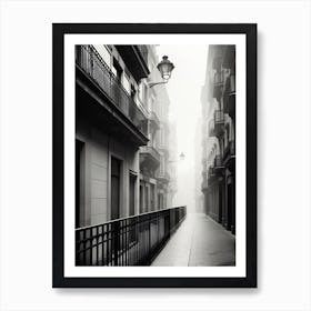 Santander, Spain, Photography In Black And White 3 Art Print