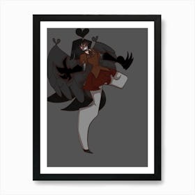 Devil wings Art Print