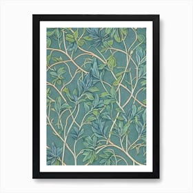 Eucalyptus tree Vintage Botanical Art Print