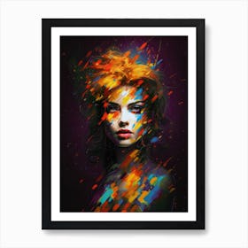 Abstract Painting Maria 2 Art Print