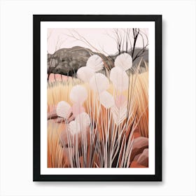 Fountain Grass 1 Flower Painting Art Print