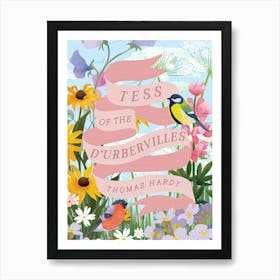 Book Cover - Tess Of The d'Urbevilles by Thomas Hardy Art Print