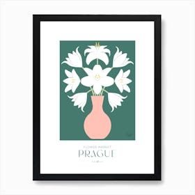 Prague Flower Market Art Print Art Print