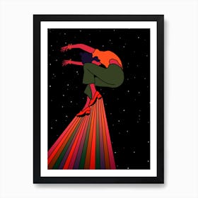 Dancing In Outer Space Art Print
