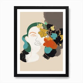 Lines Women 3 Art Print