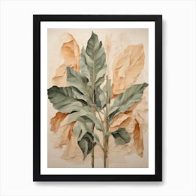 'Banana Leaves' Art Print