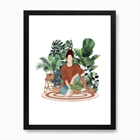 Alison The Plant Mom Art Print