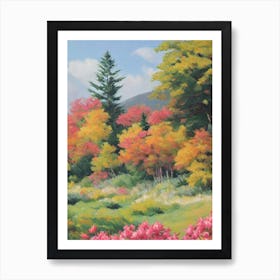 Rhododendron Tree Watercolour Art Print