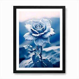 Blue Rose 3 Art Print