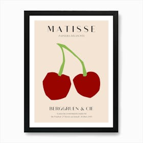 Matisse Papers Art Print