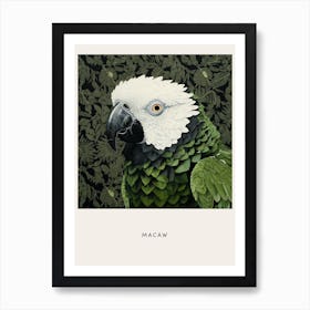 Ohara Koson Inspired Bird Painting Macaw 4 Poster Art Print