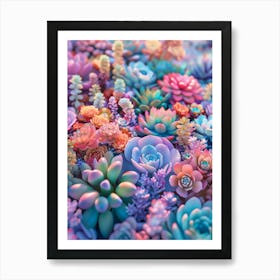 Succulents 4 Art Print