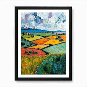 Landscape Painting 7 Art Print