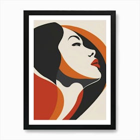 Woman'S Face 133 Art Print