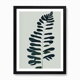 Himalayan Maidenhair Fern Simplicity Art Print