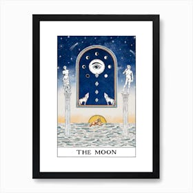 The Moon Tarot Art Print