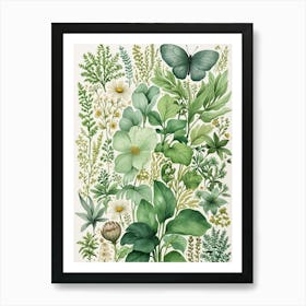 Botanical Garden 1 Art Print