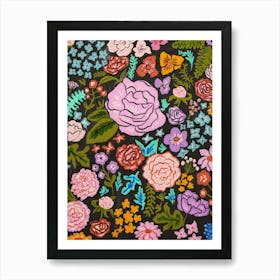 Floral Painting Art Print