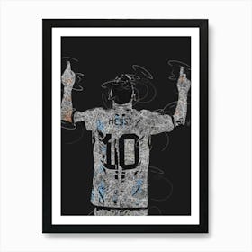 Lionel Messi 15 Art Print