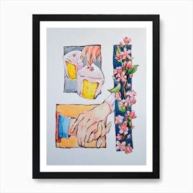 Cherry Blossoms Art Print