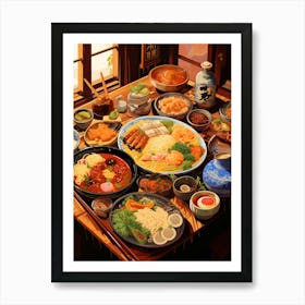 Japanese Food 10 Art Print