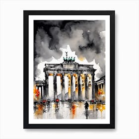 Brandenburg Gate Art Print