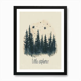 Little Explorer Art Print