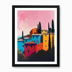 Rome Retreats: Tranquil Living in the Capital, Italy Art Print