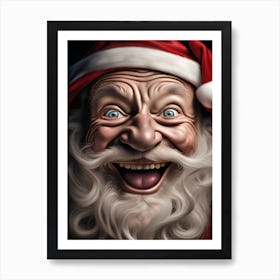 Jolly ole Santa Claus Art Print