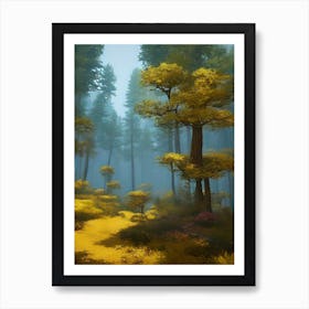 Twilight Forest 7 Art Print