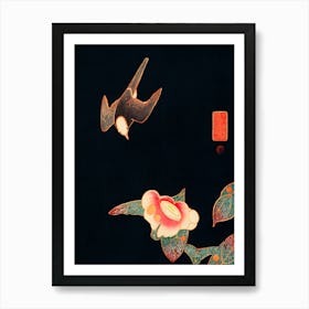 Swallow And Camellia, Itō Jakuchū Art Print