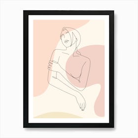 Woman With Breasts.5 Art Print