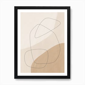 Graphic Shapes & Lines Poster Art Print