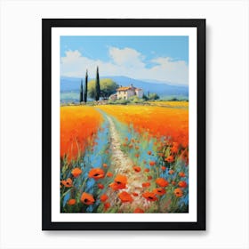 Poppy Field 1 Art Print