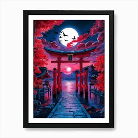 Japanese Torii Gate 1 Art Print