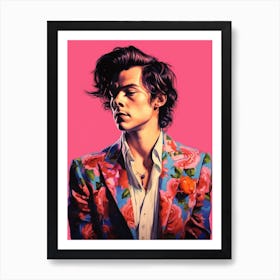 Harry Styles Illustration  10 Art Print