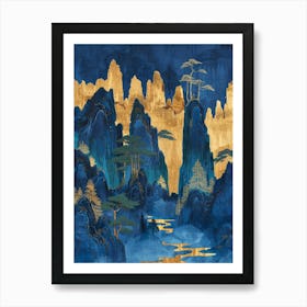 Chinese Mountains 80 Art Print