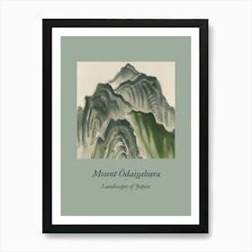 Landscapes Of Japan Mount Odaigahara 3 Art Print