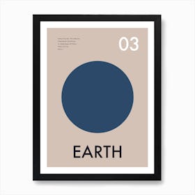 Earth Planet Galactic Art Print