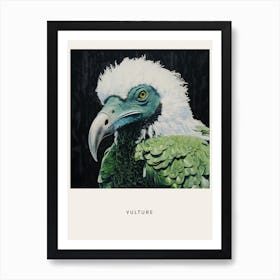 Ohara Koson Inspired Bird Painting Vulture 1 Poster Art Print